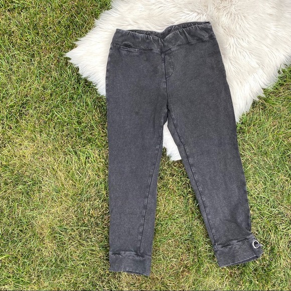 Soft Surroundings Pants - Soft surroundings black wash ankle pants small